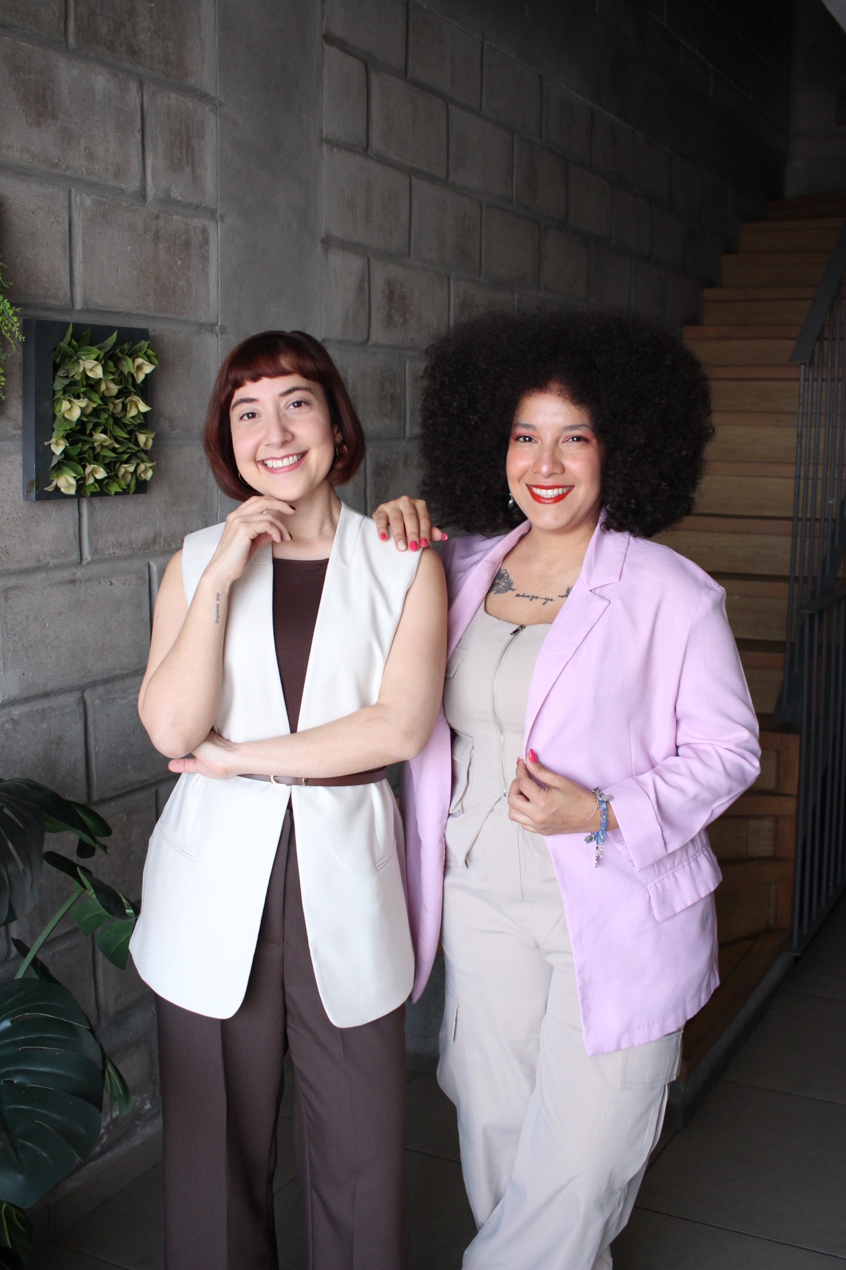 Eunice Aguirre y Marilyn Sánchez, cofundadoras de MARA Espacios Seguros